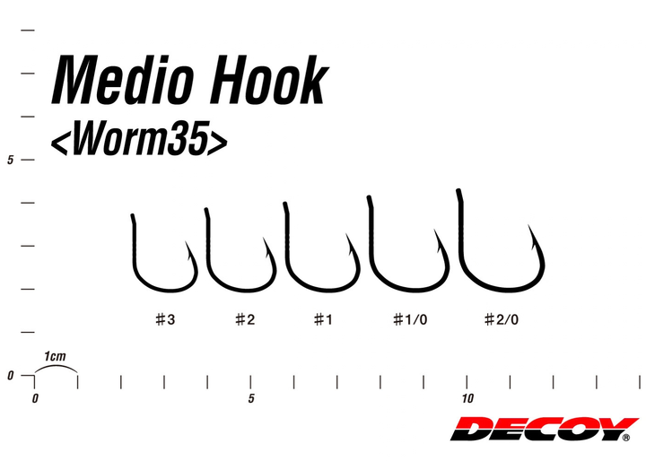 Decoy Worm35 Medio Hook Decoy