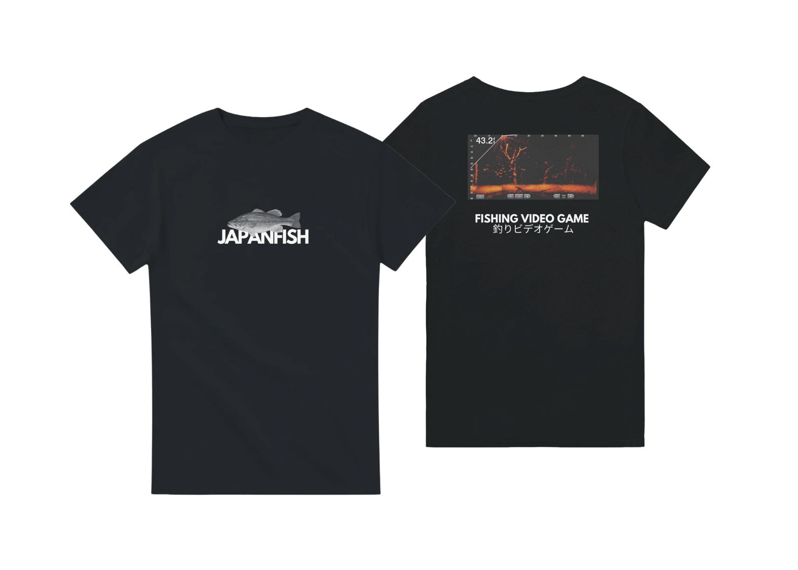 T-shirt Model Fishing Video Game Japanfish