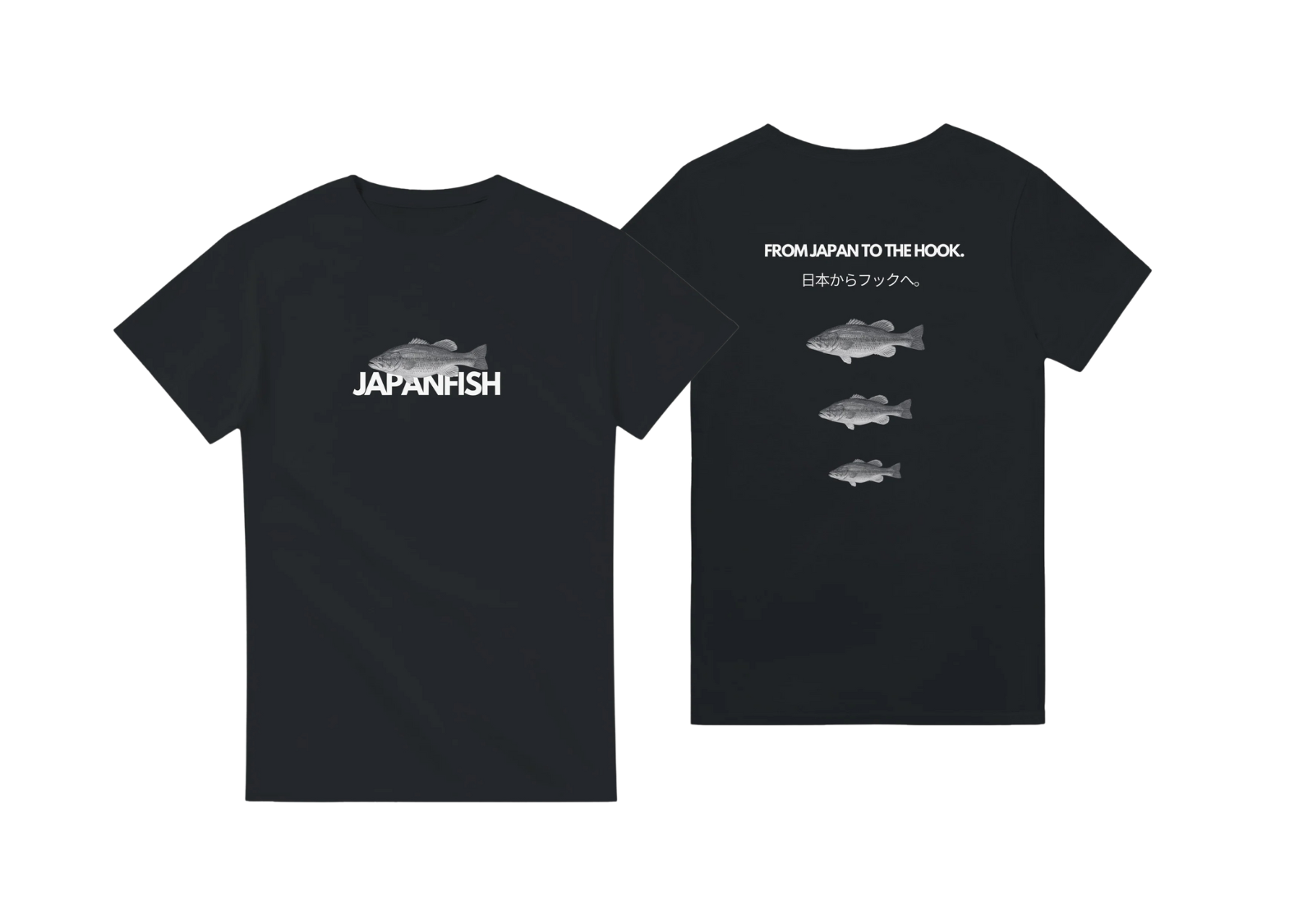 T-shirt Model 1 Noir Japanfish
