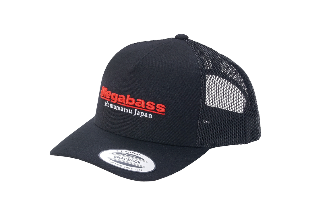 Megabass Casquette Classic Trucker Black Red