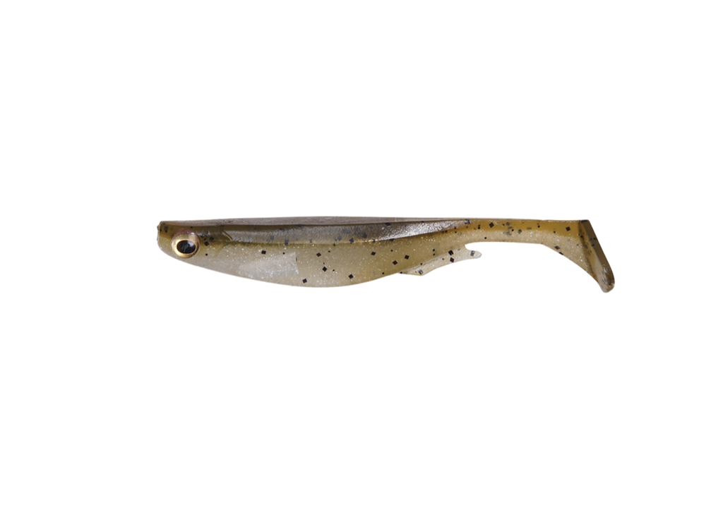 Megabass Spark Shad 3inch Green Pumpkin Shad - JapanFish