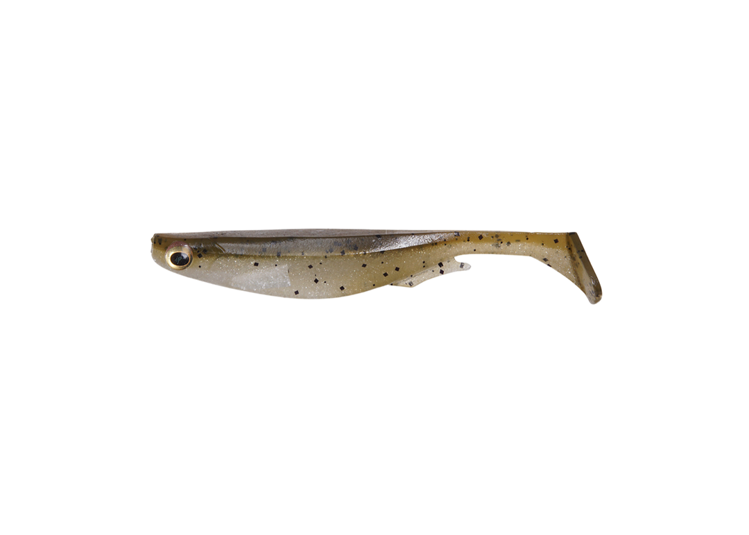 Megabass Spark Shad 4inch Green Pumpkin Shad - JapanFish