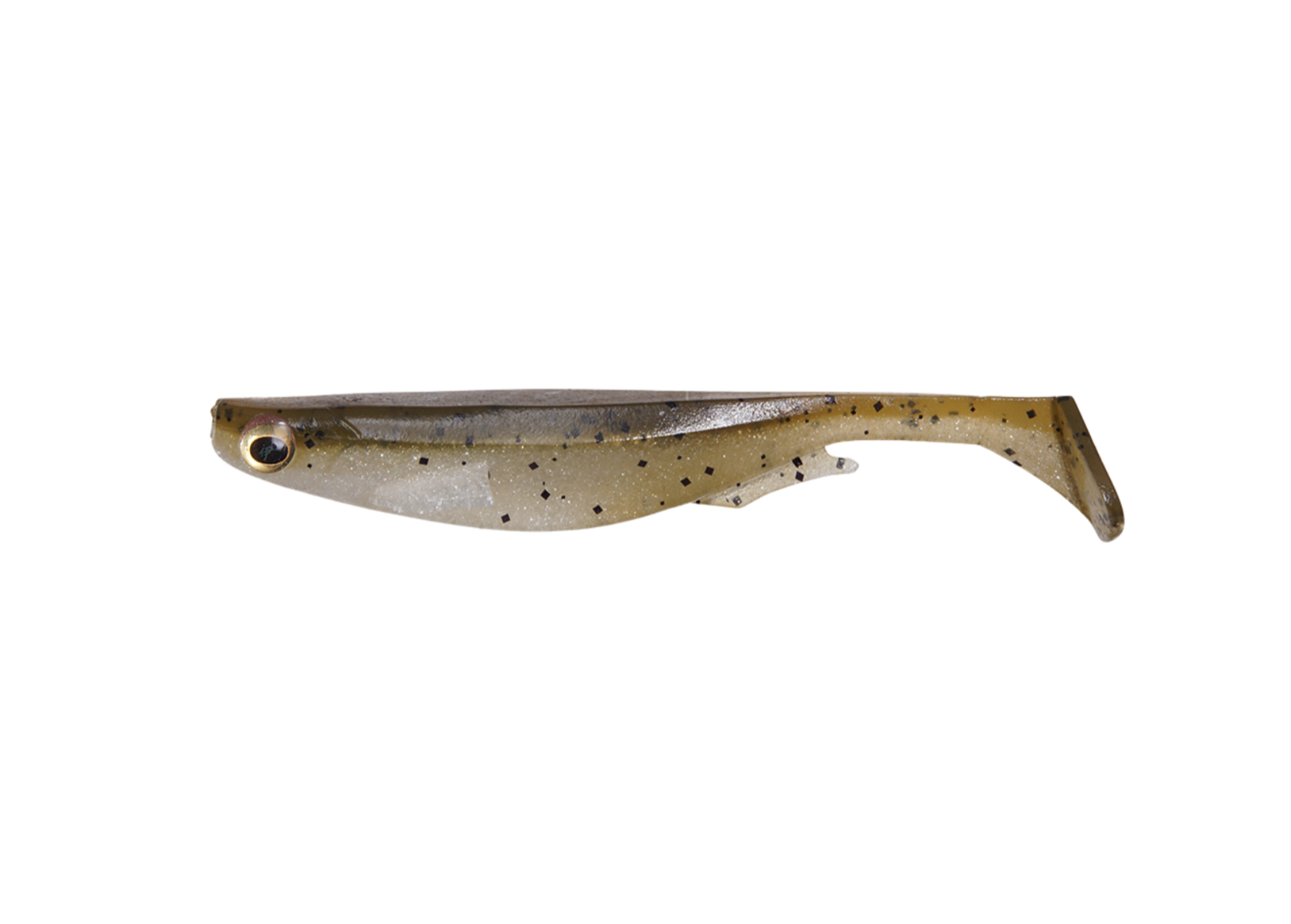 Megabass Spark Shad 4inch Green Pumpkin Shad - JapanFish