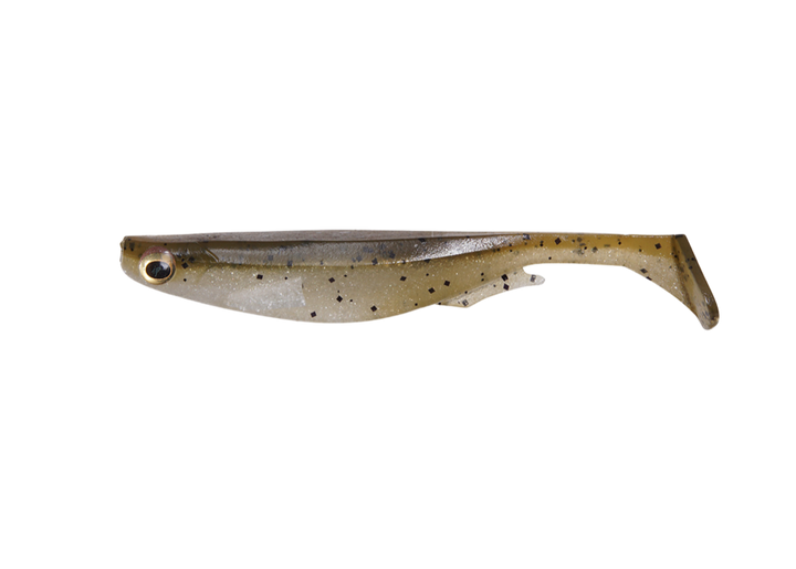 Megabass Spark Shad 5inch Green Pumpkin Shad - JapanFish