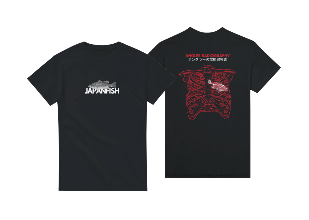 T-shirt Model Angler Radiography Japanfish