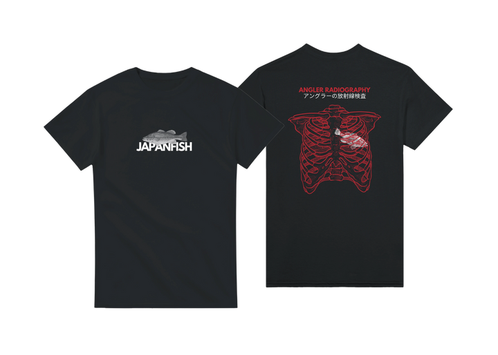 T-shirt Model Angler Radiography Japanfish