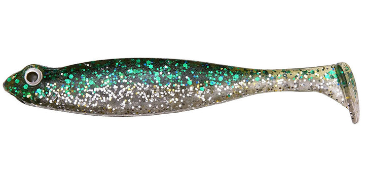 Leurre souple shad Megabass Hazedong Shad SW Green Silver