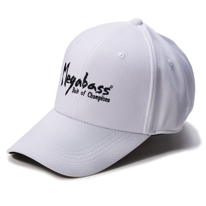casquette de pêche Megabass Field Cap White