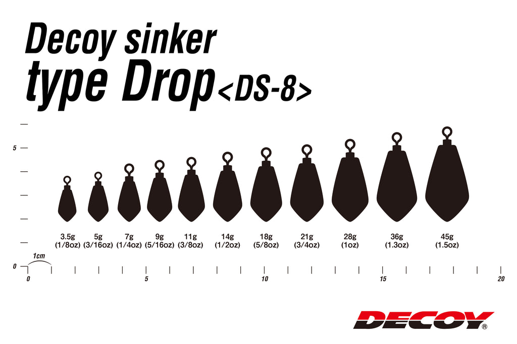 Decoy DS-8 Sinker Type Drop Japanfish