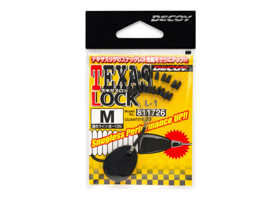 Decoy L-1 Texas Lock Stop Float bloqueur pour montage carolina black bass