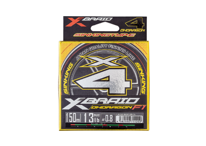 Tresse Ygk X-braid Ohdragon x4 4 brins Carnassier