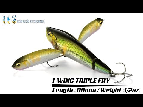 Vidéo nage du Megabass i-WING TRIPLE FRY