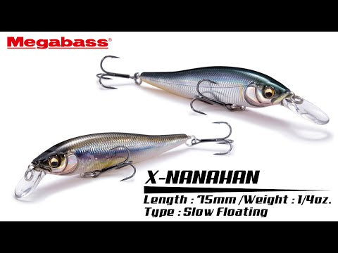 Vidéo nage Megabass X-Nanahan