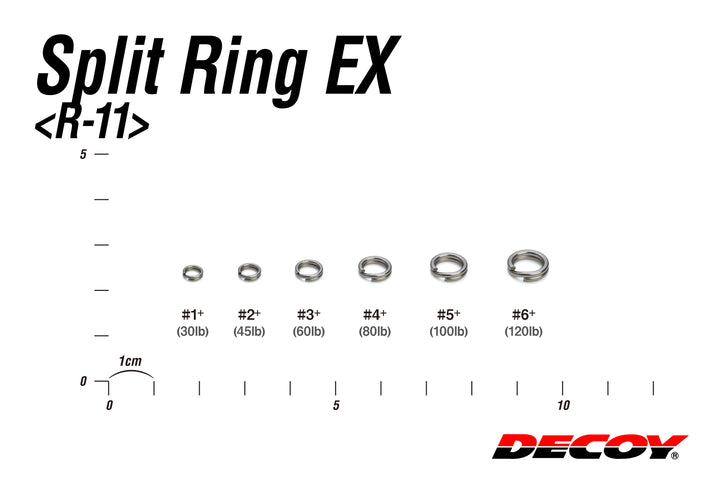 Decoy R-11 Split Ring EX Japanfish