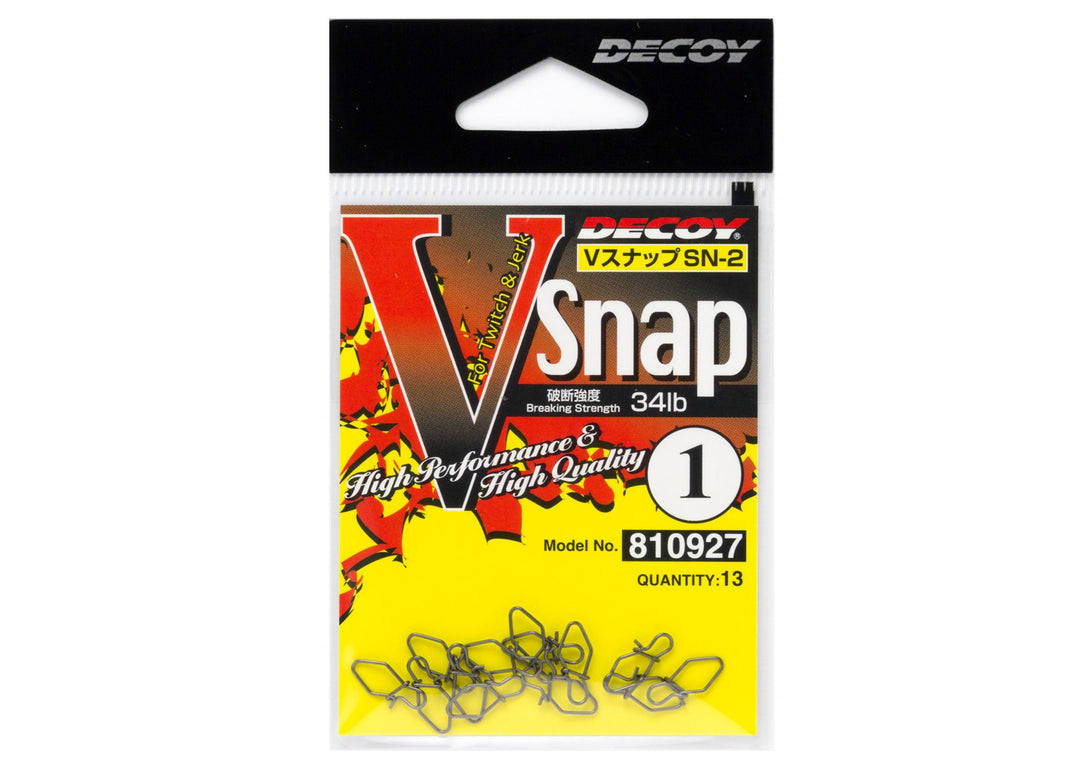 Agrafe Decoy SN-2 V Snap Carnassier brochet 