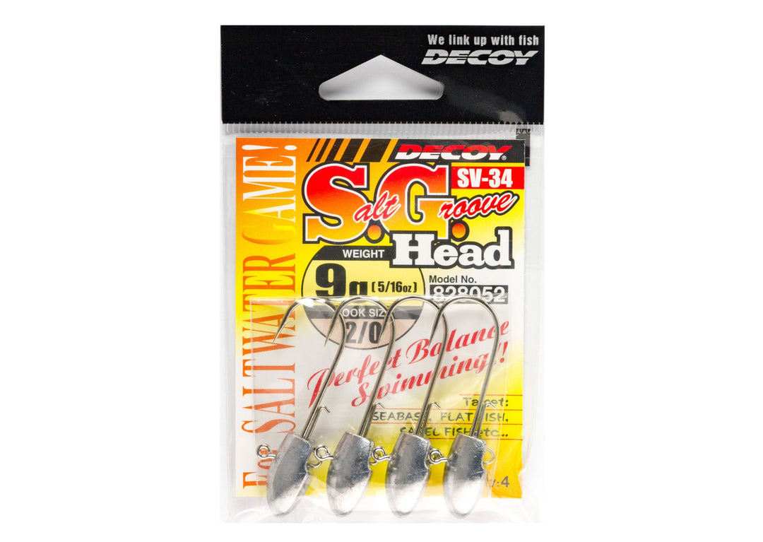 Tête plombée tp decoy sv-34 sg head carnassier sandre brochet