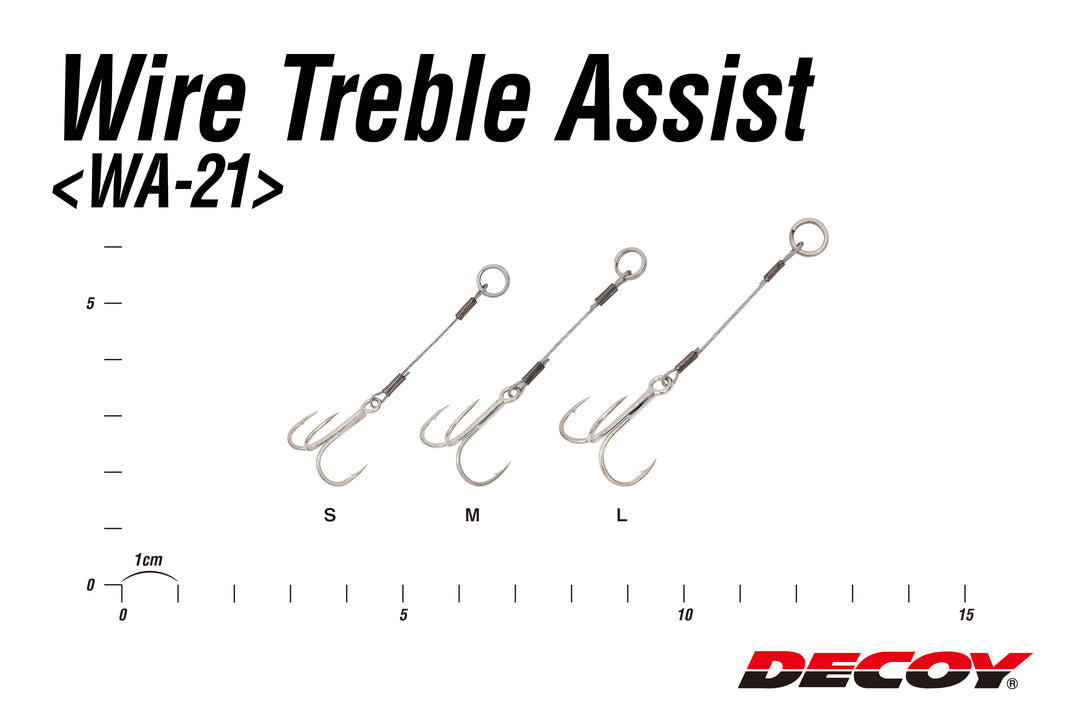 Decoy WA-21 Wire Treble Assit - JapanFish