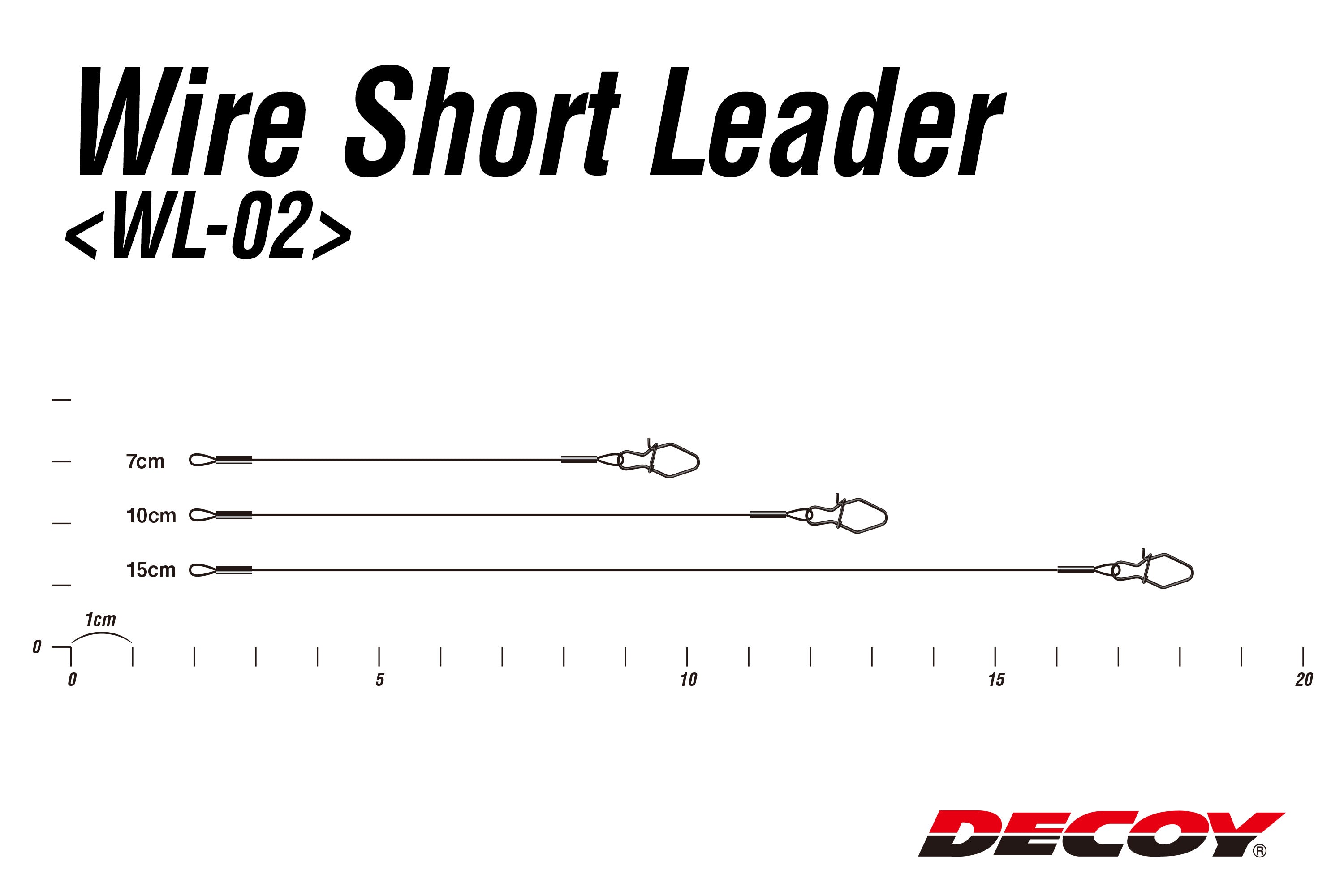 Decoy WL-02 Wire Short Leader - JapanFish