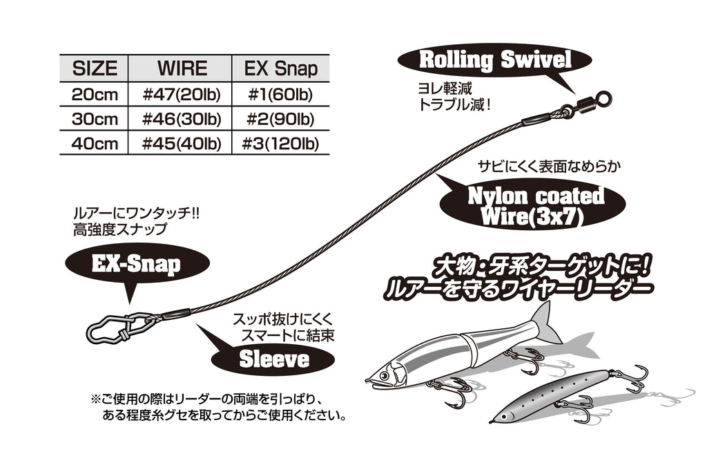 Decoy WL-12 Ex Wire Leader Japanfish