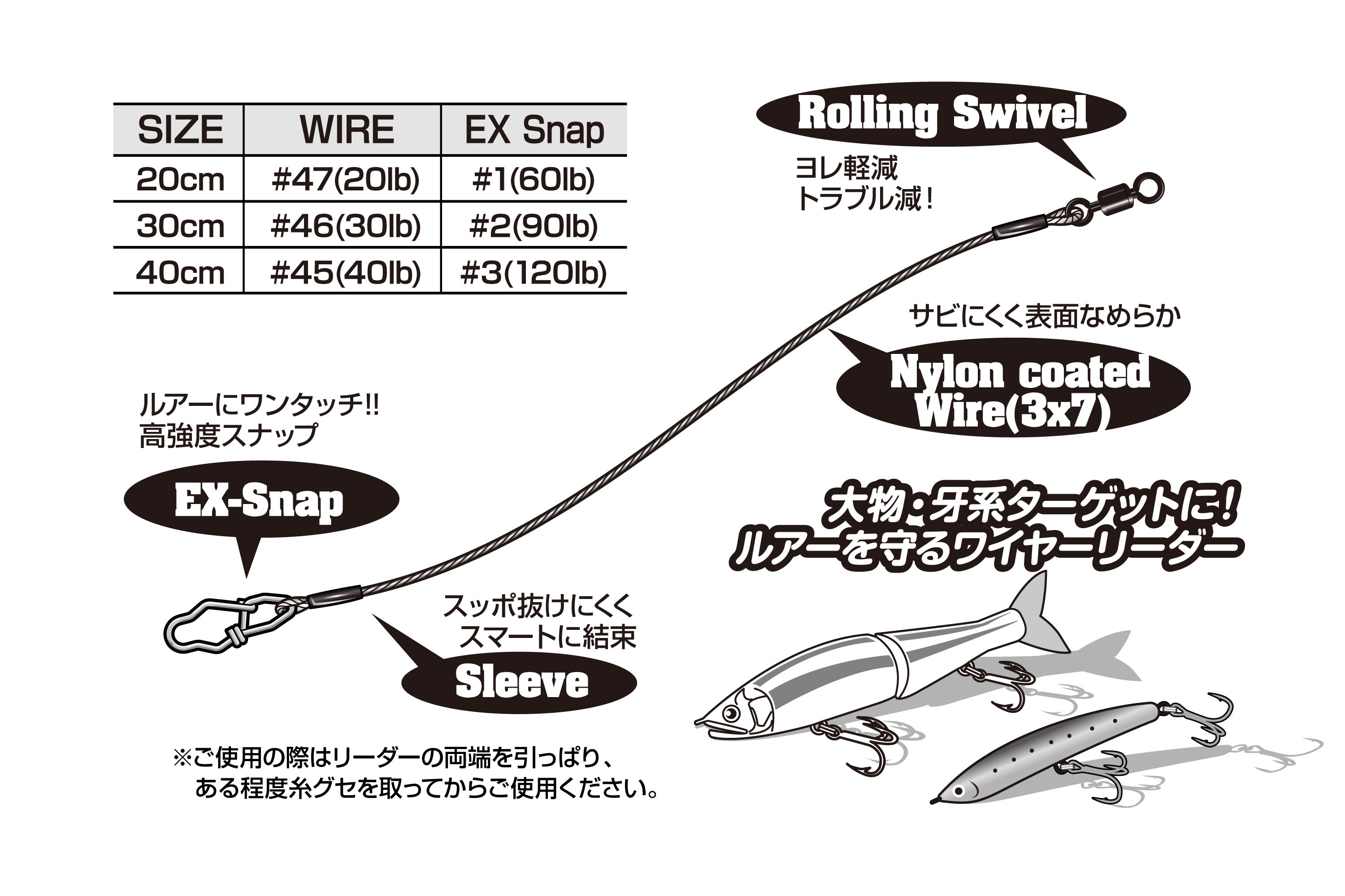 Decoy WL-12 Ex Wire Leader Japanfish