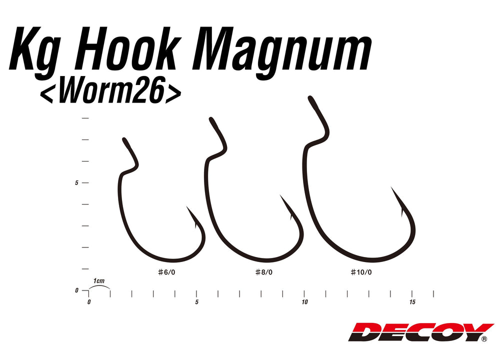Decoy Worm26 KG Hook Magnum Japanfish